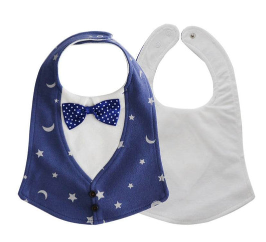 Gentleman Style Bibs Waterproof Baby Bib Novelty Burp Cloths Adjustable Newborn Toddler Infant Accessories - Mubimart