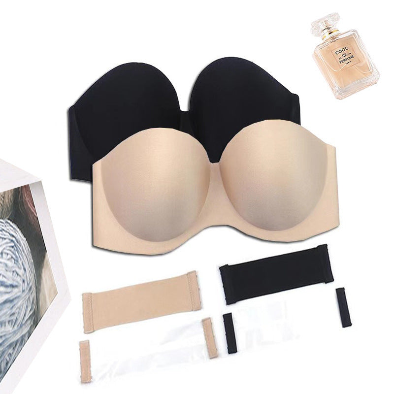 Non-slip Strapless Invisible Bra Wedding Dress Beauty Back Chest Paste Comfort Underwear - Mubimart -  