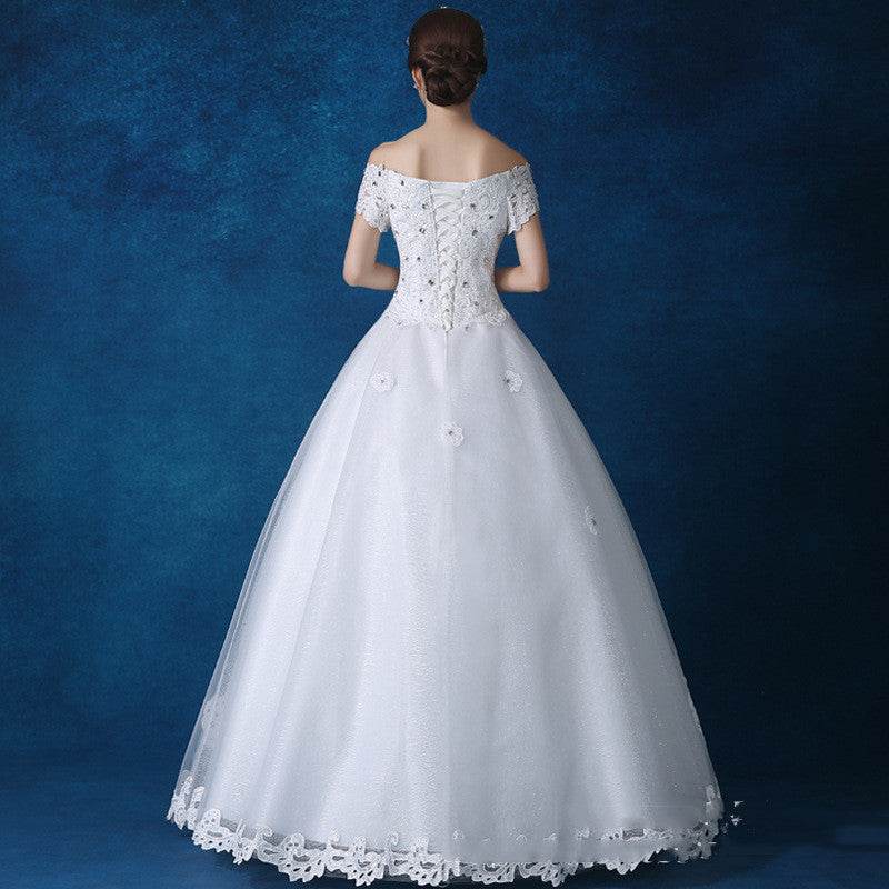 Qidi Studio Wholesale High-end One-shoulder Wedding Dresses - Mubimart