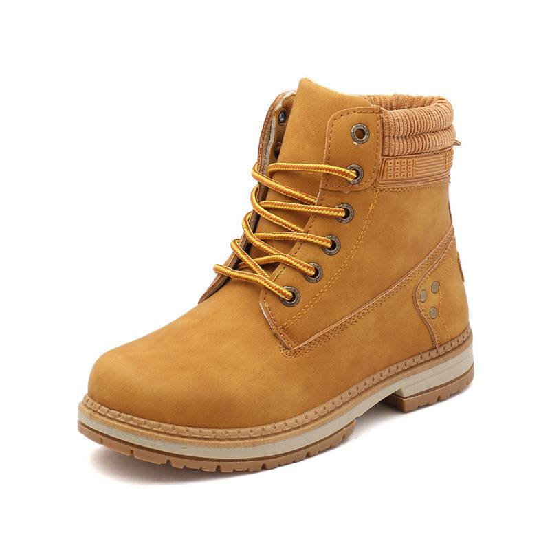 Martin boots women plus velvet - Mubimart