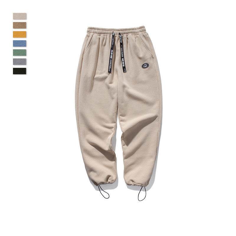 Men's drawstring knit stretch sweatpants - Mubimart