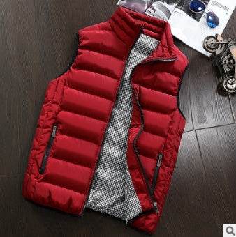 Men's vest fashion slim cotton vest men new men's cotton vest - Mubimart