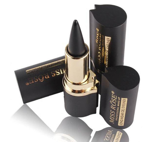 Waterproof Black Eyeliner Liquid Eye Liner Pen Pencil Gel Beauty Makeup Cosmetic Eyelashes Waterproof Eye Liner Makeup Tool - Mubimart