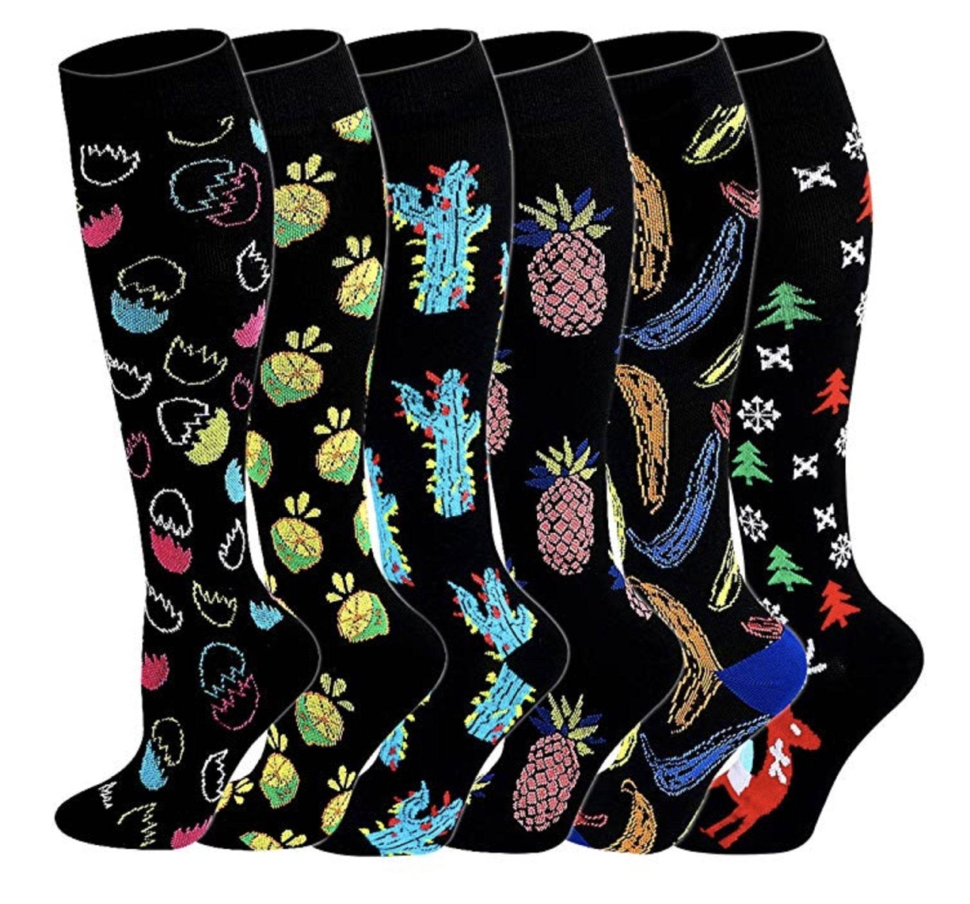 Cycling Socks, Sports Compression Socks, Mixable Compression Socks - Mubimart