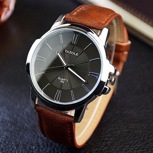 YAZOLE Fashion Quartz Watch Men Watches Top Brand Luxury Male Clock Business Mens Wrist Watch Hodinky Relogio Masculino - Mubimart