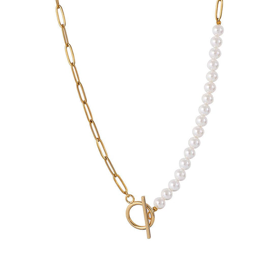 Fashion Pearl Chain Necklace For Women - Mubimart