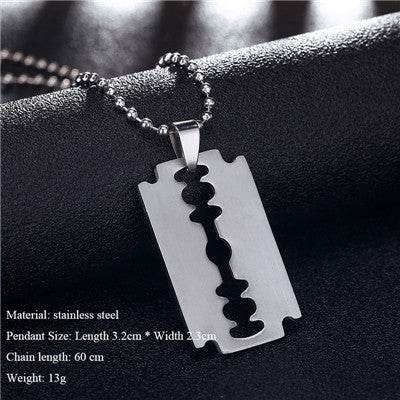 Stainless Steel Mens Necklace - Mubimart
