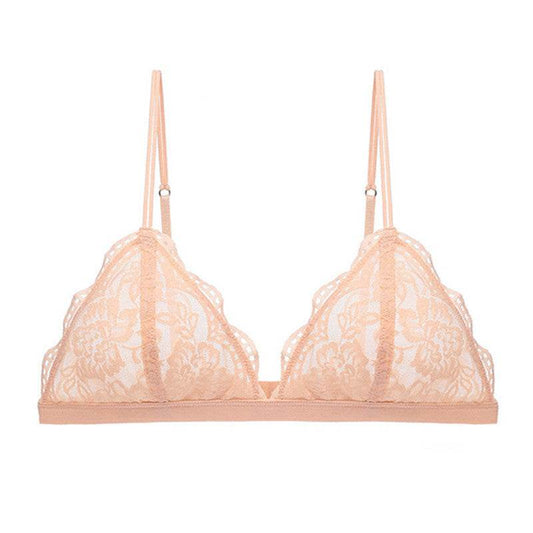 Lightweight Lace Wireless Bra Underwear - Mubimart