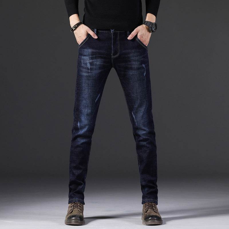 Men's New Slim Fit Stretch Casual Jeans - Mubimart