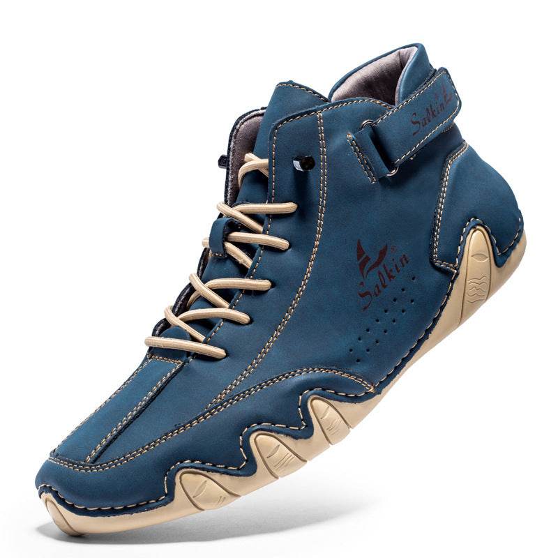 Summer Men's Casual Ankle Boots - Mubimart
