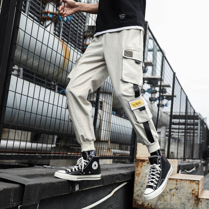 Overalls Men's Loose Plus Size Casual Jogger Pants - Mubimart