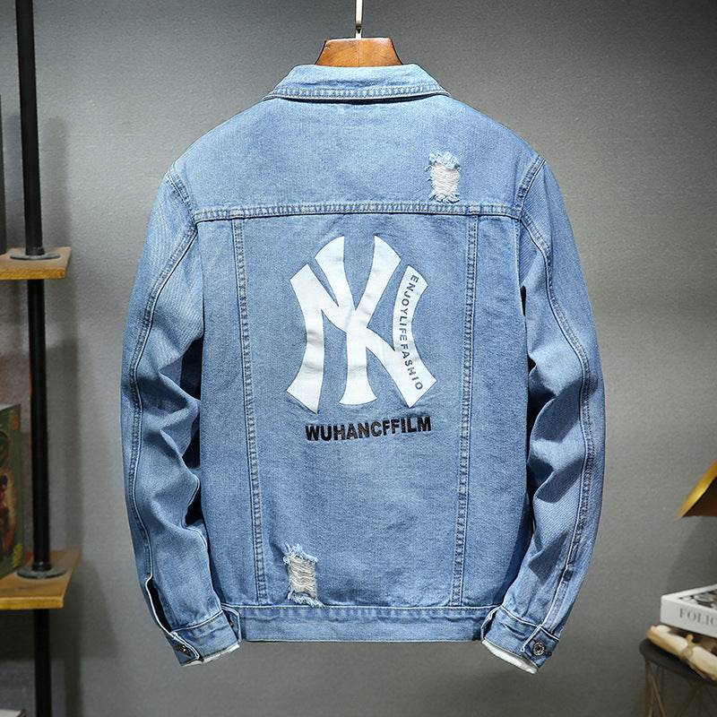 Men's denim jacket - Mubimart