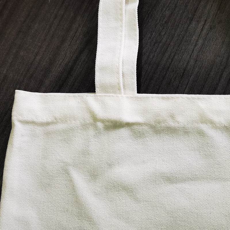 Floral Women Canvas Tote Bag Girl Reu - Mubimart