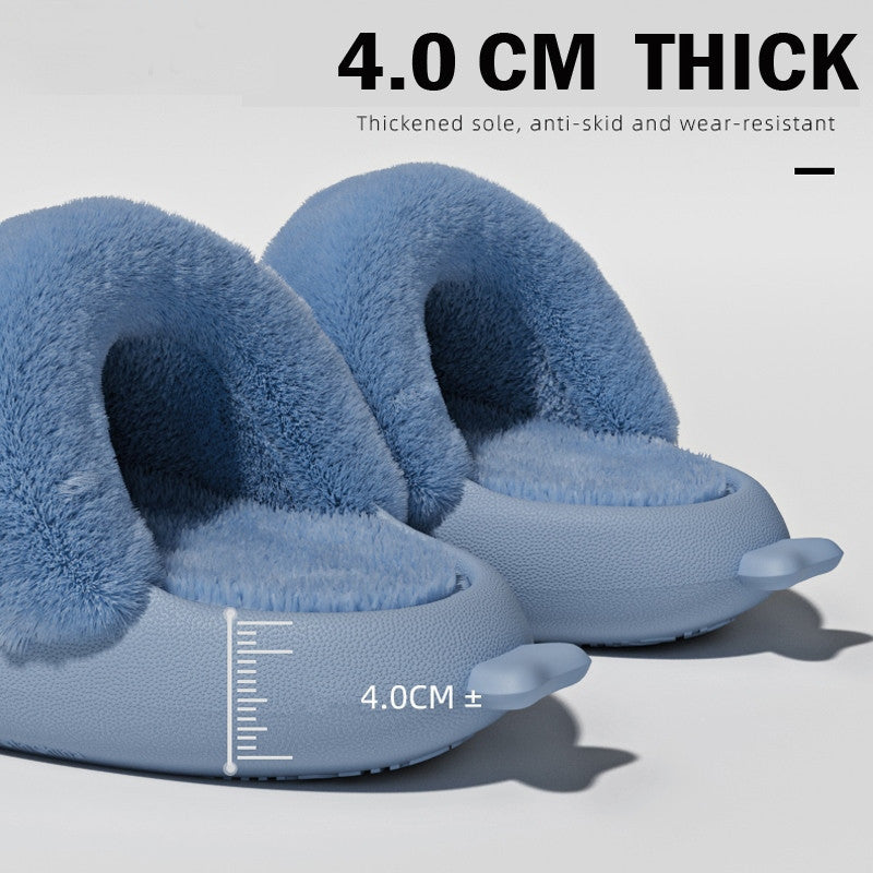 New Detachable Cotton Slippers EVA Women - Mubimart -  