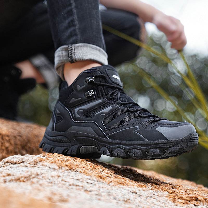 Hiking Same High-top Outdoor Shoes Sneaker - Mubimart