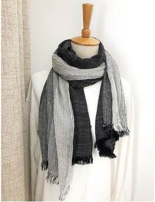 High Bufandas Mens Scarf Fashion Brand Striped Spring - Mubimart