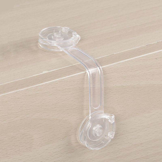 Baby Anti-opening Cabinet Door Transparent Safety Lock - Mubimart