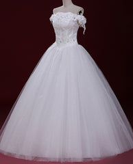 Wedding Dresses Strapless Lace - Mubimart -  