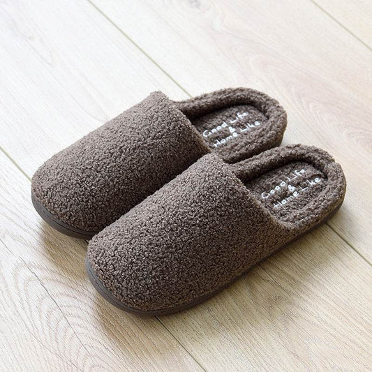 Winter cotton slippers women indoor home - Mubimart