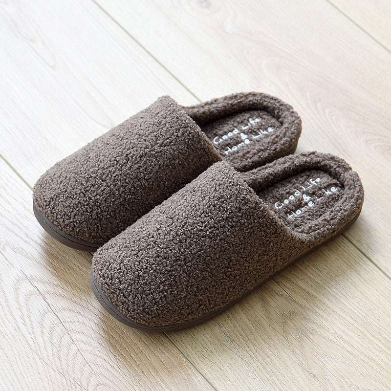 Winter cotton slippers women indoor home - Mubimart -  