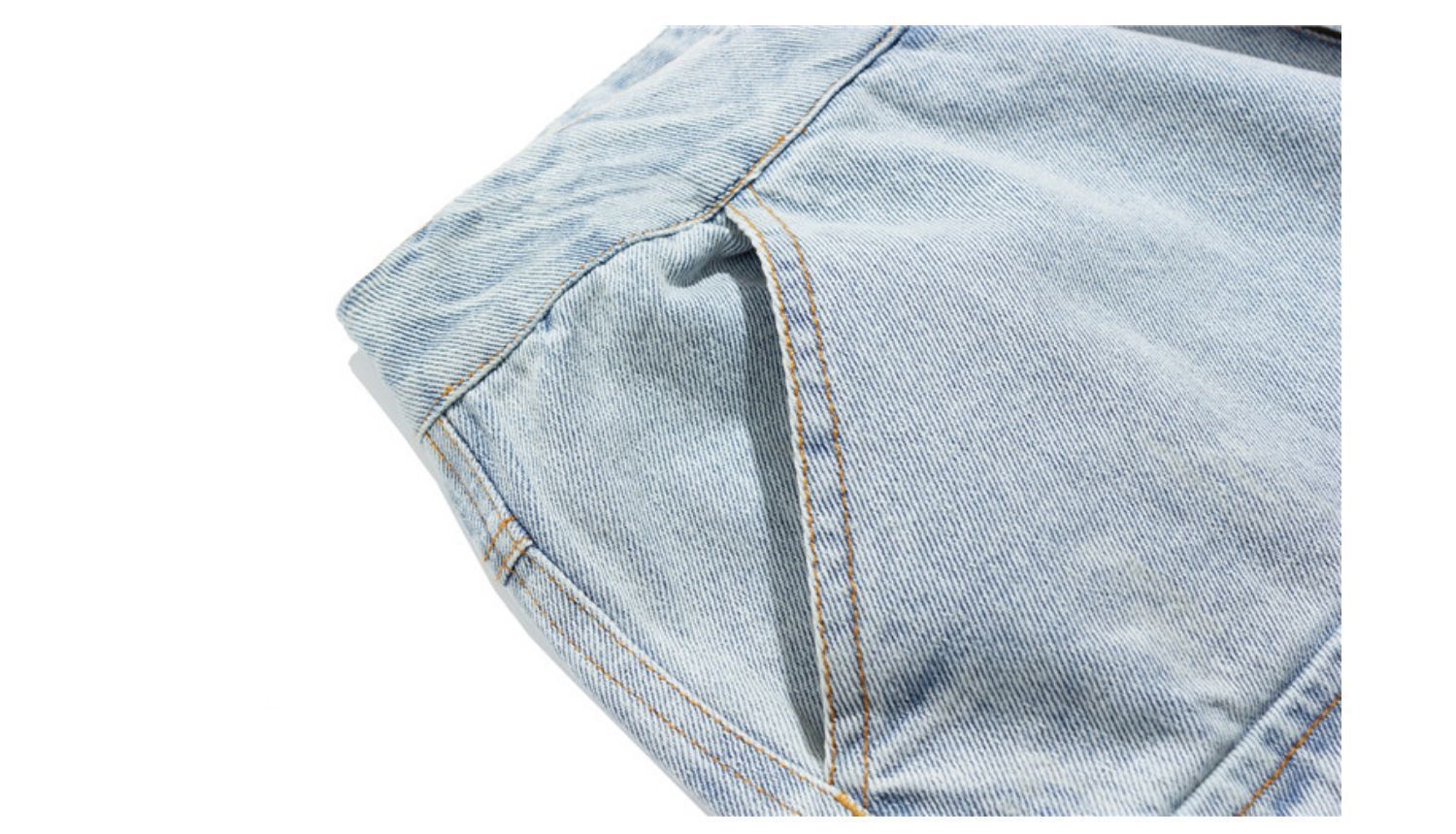 Lockere Jeansshorts für Herren