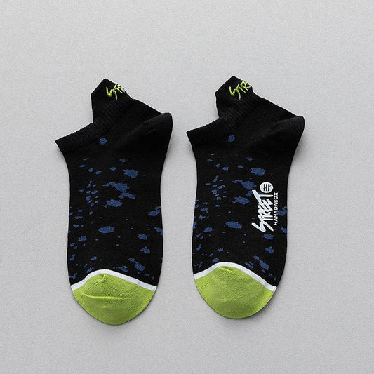 Socks Men's Summer Cotton Deodorant Sweat-absorbent Socks Shallow Mouth Low Cut - Mubimart