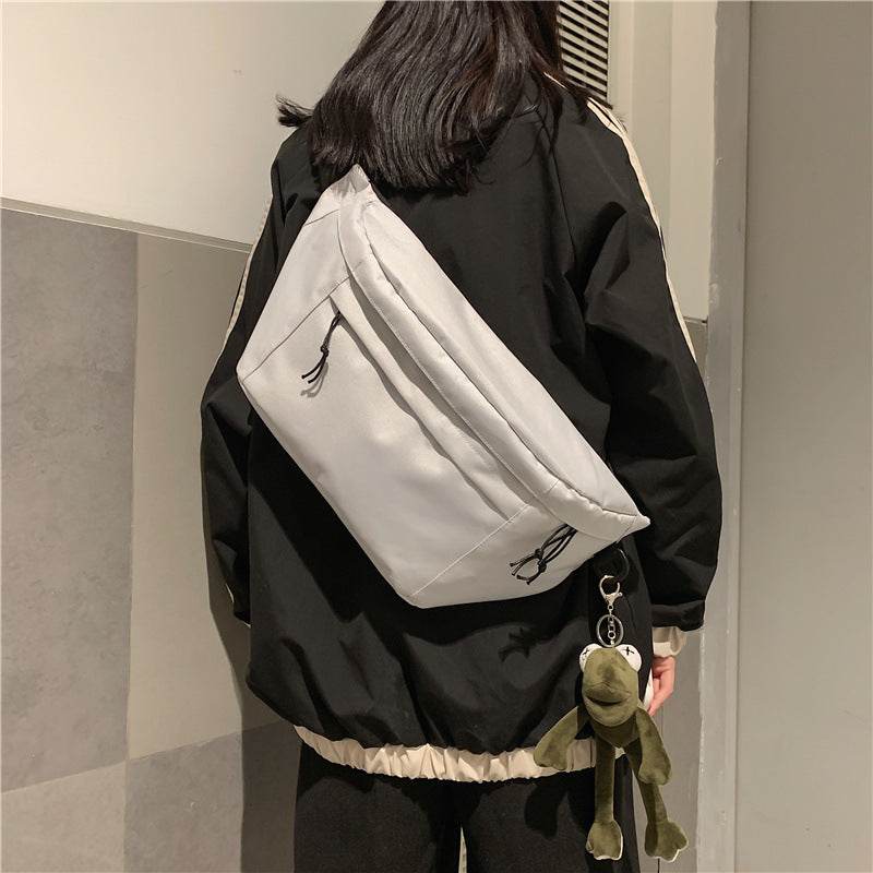 Simple Canvas Versatile Crossbody Tide Female Satchel - Mubimart