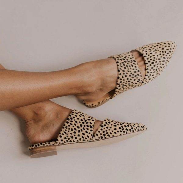 New Summer Flat Suede Pointed Toe Outdoor Slippers - Mubimart