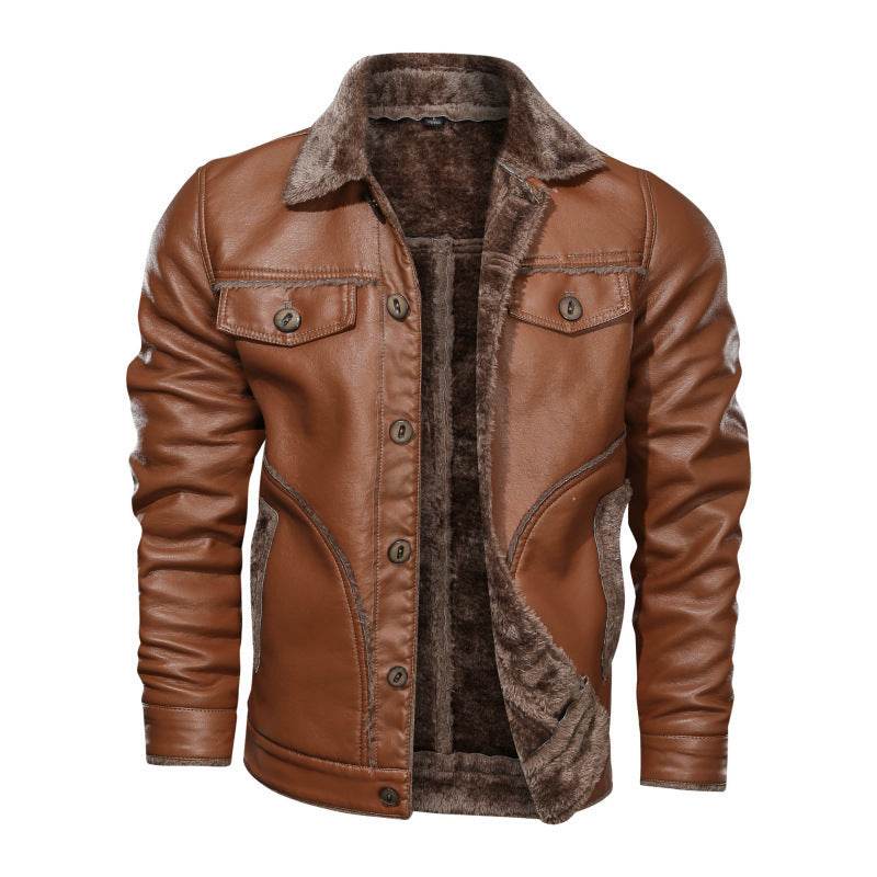 leather jacket - Mubimart