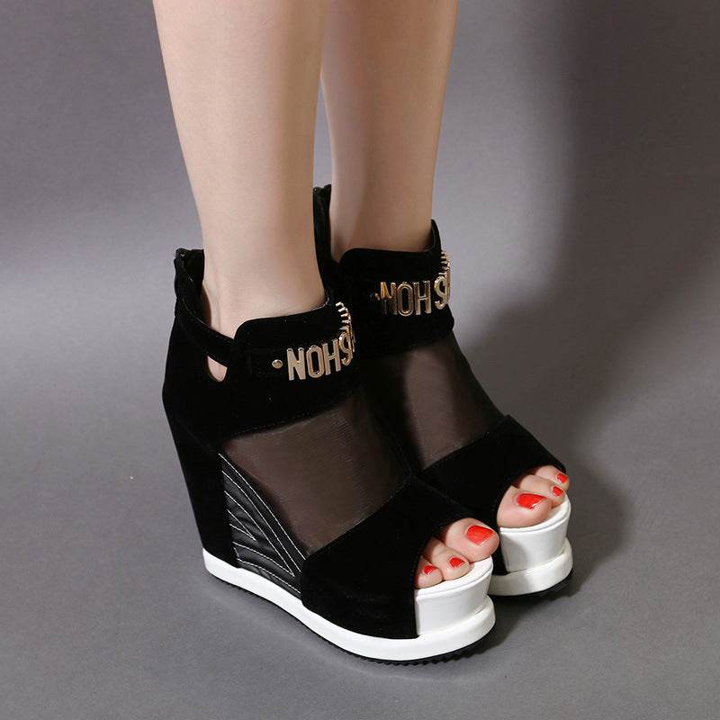 Wedge heeled sandals - Mubimart