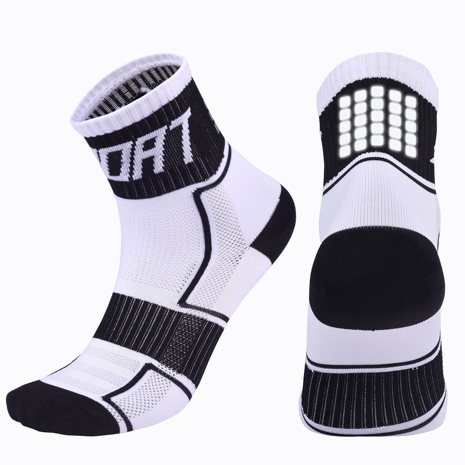 Reflective Cycling Socks, Breathable Bicycle Socks - Mubimart