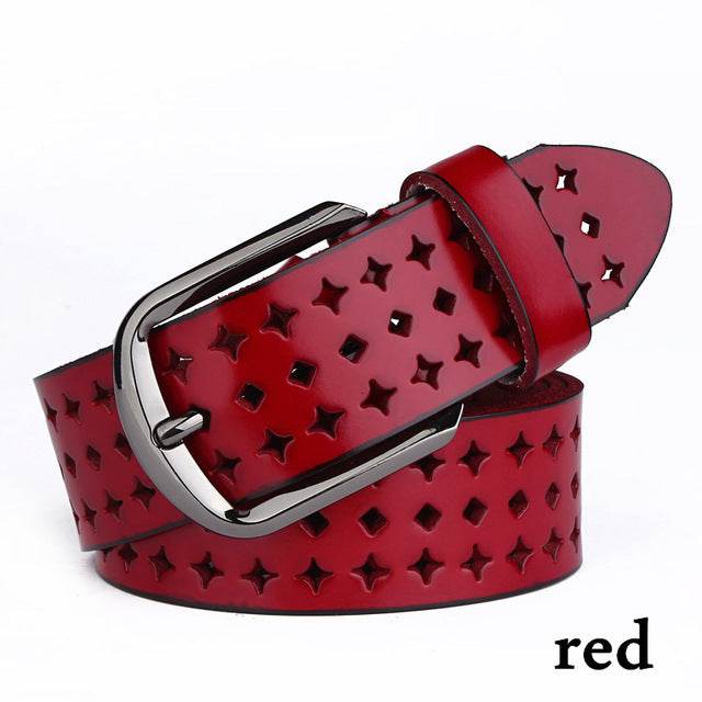 Pin buckle belt belt - Mubimart