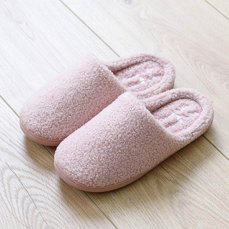 Winter cotton slippers women indoor home - Mubimart