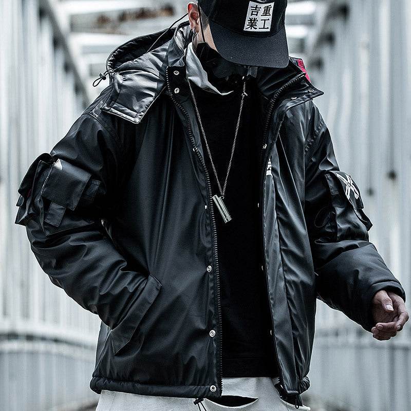 Winter Jacket Men Hooded Coats - Mubimart