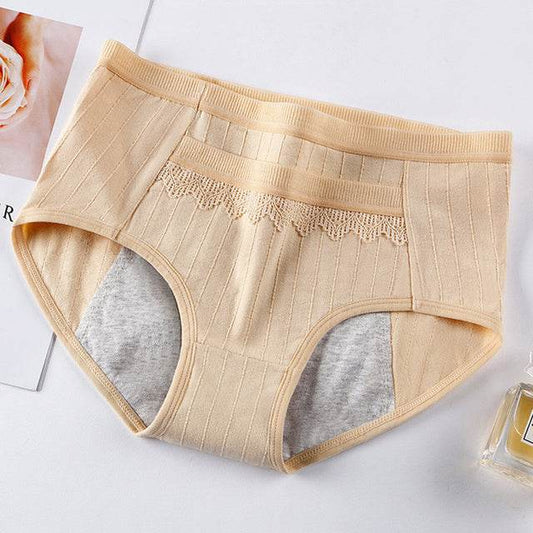 Panties For Menstruation Cotton Menstrual Panties Plus Size - Mubimart