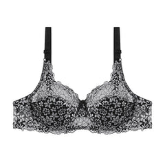 Women's Plus Size Lace Perspective Lingerie Fashion Bra - Mubimart - Lingerie bra 