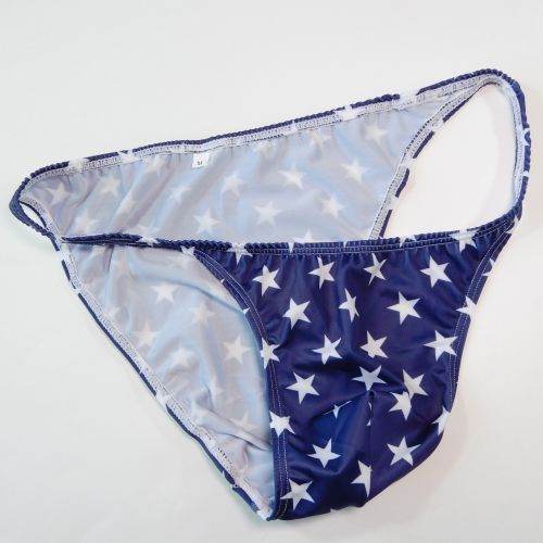 Narrow waist briefs, half-pack hip men's underwear, swimming material - Mubimart