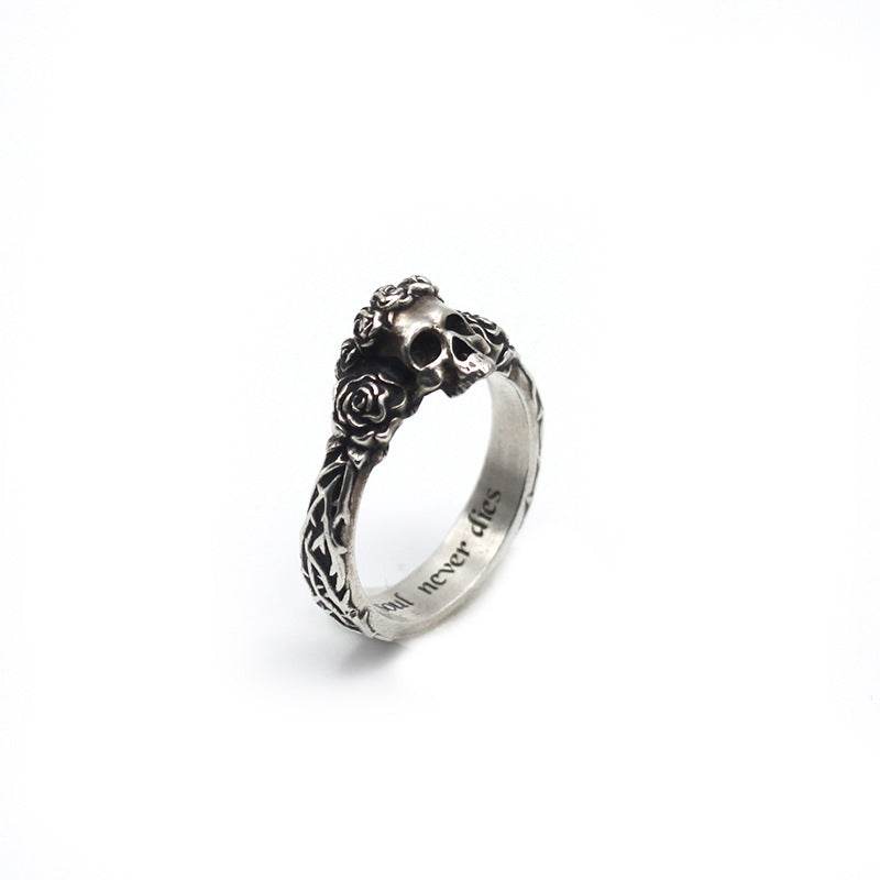Marcasite Ring Men And Women Opening Adjustable Couple's Ring - Mubimart