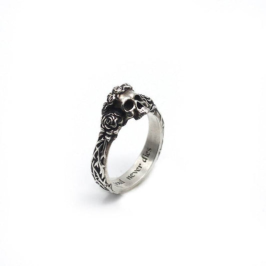 Marcasite Ring Men And Women Opening Adjustable Couple's Ring - Mubimart