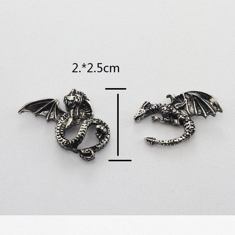 Asymmetric Feilongtian Retro Earrings For Men And Women - Mubimart