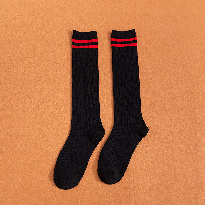 South Korea Japanese jk middle tube knee-length street half-high tube ins trendy socks - Mubimart -  