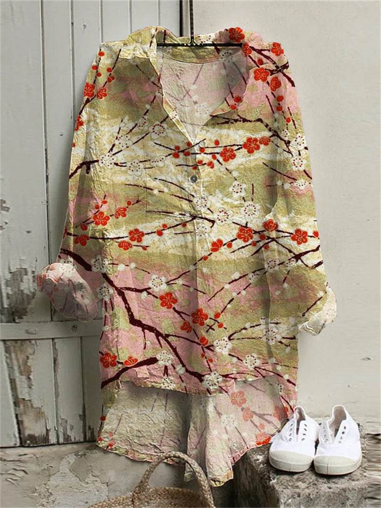 European And American Autumn And Winter Plus Size Women's Clothes Shirt Dress 3D Printing - Mubimart