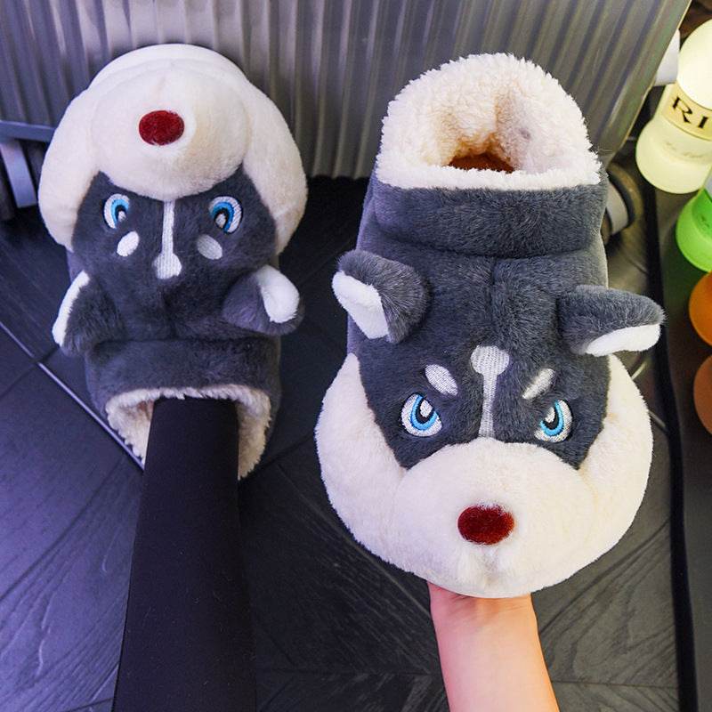 Bag With Men's Cotton Slipper Plush - Mubimart