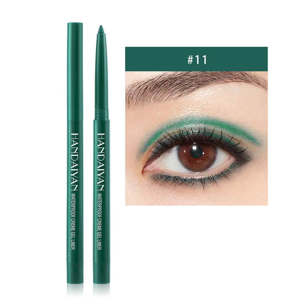 20 Color Cat Eye Makeup Waterproof Neon Colorful Liquid Eyeliner Pen Make Up Comestics Long-lasting Black Eye Liner Pencil - Mubimart