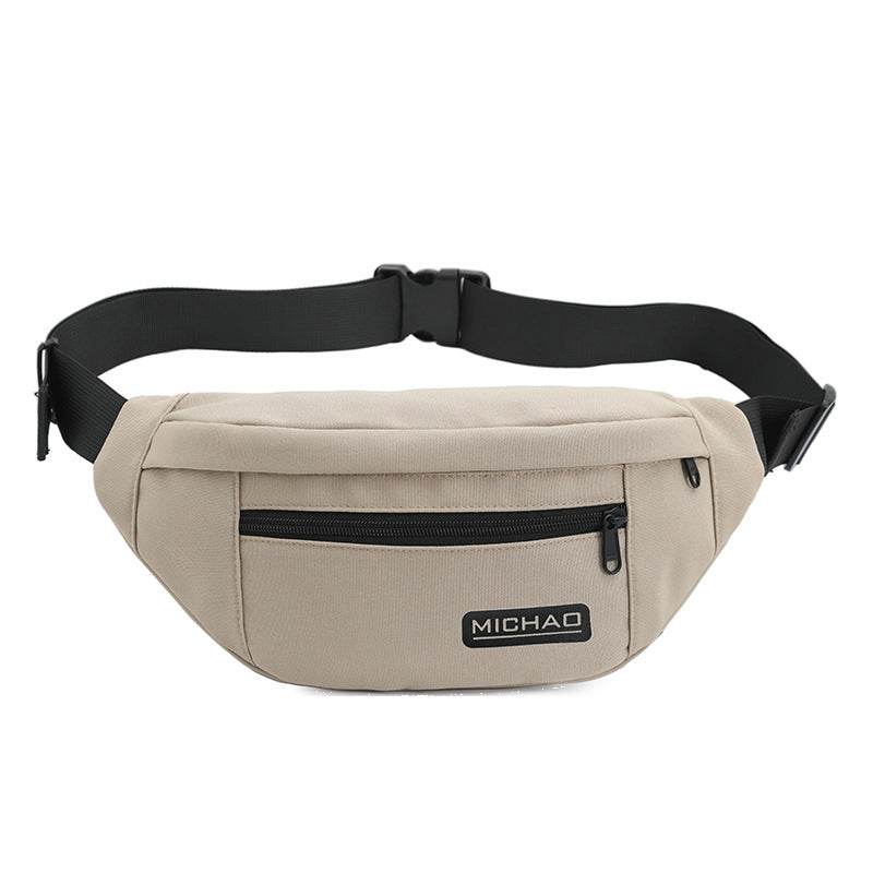 Fashion Nylon Fanny Pack Men's And Women's Same Sports And Leisure Messenger Bag - Mubimart