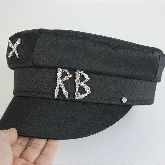 Navy Hat Fashion Outdoor Newspaper Boy Hat Cap - Mubimart