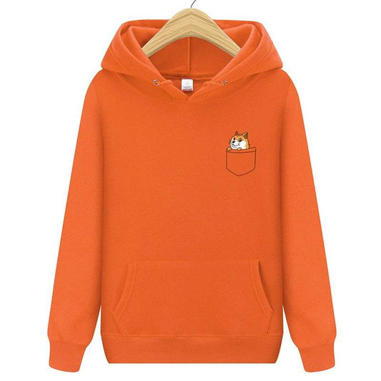 Hooded pullover sweater - Mubimart