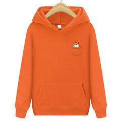 Hooded pullover sweater