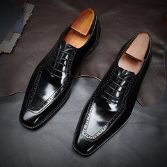 Oxford Men's Formal Dress Single Shoes Leather