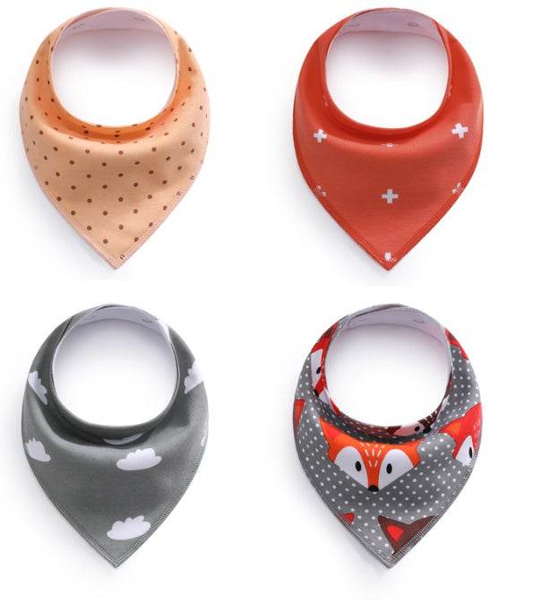 Saliva towel double fleece baby bib bib - Mubimart